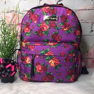 Betsey Johnson floral backpack